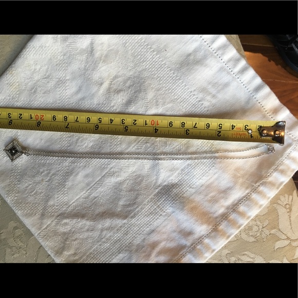 Sterling crystal convertable necklace - Picture 5 of 7